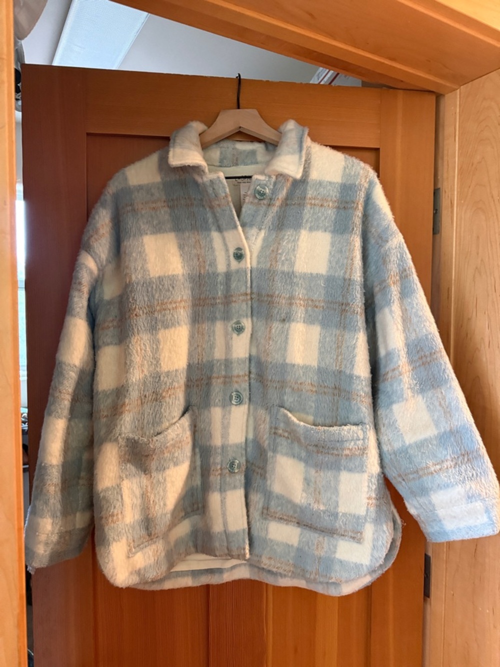 Lspace like new barn style plaid jacket